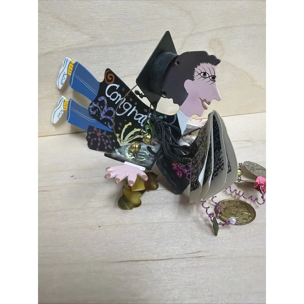 Karen‎ Rossi Silvestri Fanciful Flights GRADUATION Woman, Congrats Ornament